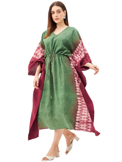 lac Harda Shibori Kaftaan