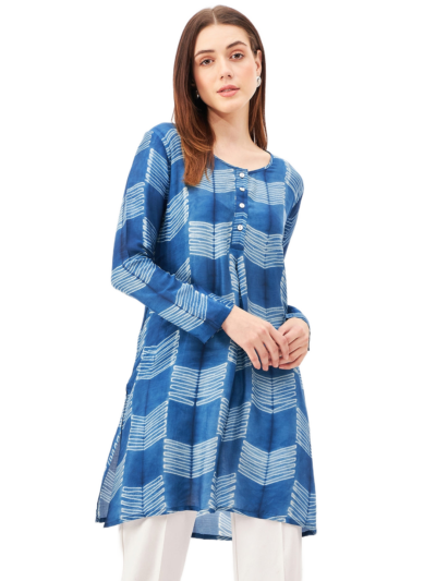 Full Sleeve Handcrafted Shibori Top